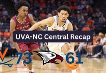 UVA Wins Season Opener Against NC Central